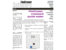 Tablet Screenshot of finecrosser.com